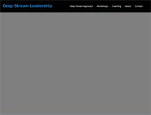 Tablet Screenshot of deepstreamleadership.com